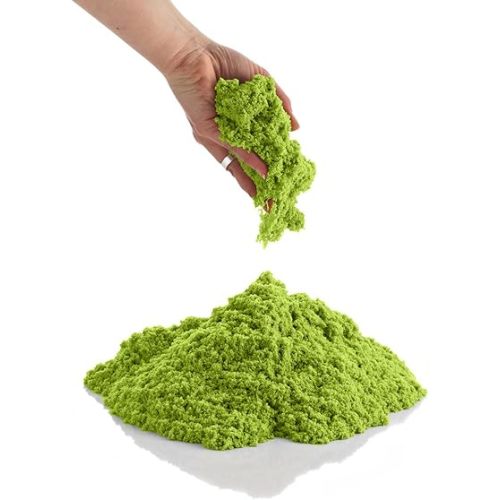 Green 2 Pound Refill Pack - Moldable Indoor Play Sand in Resealable Bag