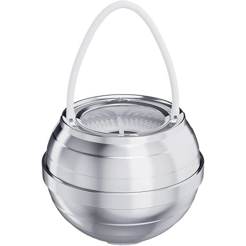 Bath Bathtub Ball Water Filter for Tub Faucet - Bath Filter for Hard Water - Remove Contaminants,Chlorine and Fluoride - Improves Skin, Hair and Nails Condition,Chrome