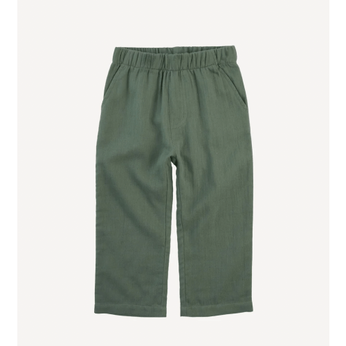 relaxed pant | spruce | organic cotton gauze