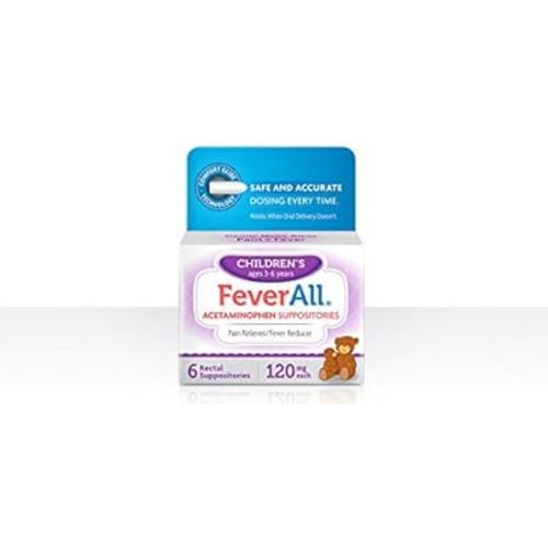 FEVERALL CHILD SUPPOS 120 MG Size: 6