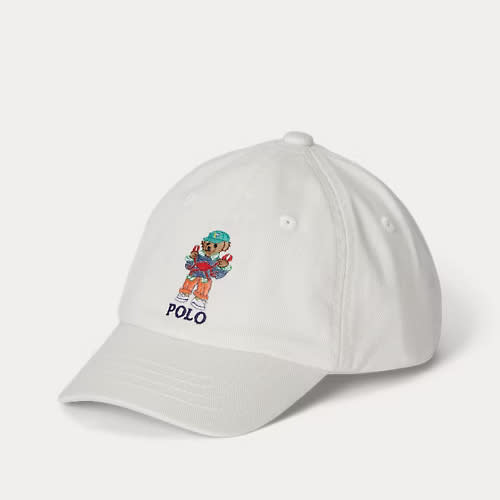 Polo Bear Cotton Twill Ball Cap