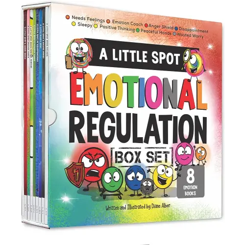 A Little SPOT Emotional Regulation Box Set (Books 49-56: Peaceful Hands, Anger Shield, Needs Feelings, Sleep, Disappointment, Wasted Worry, Positive Thinking, and Emotion Coach)