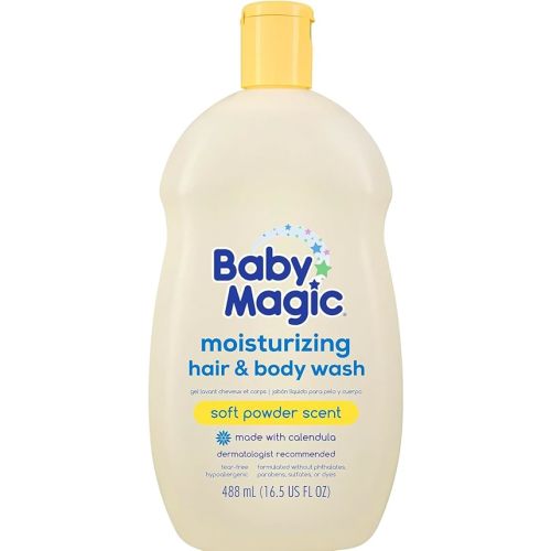 Baby Magic Moisturizing Hair & Body Wash, 16.5 Fl Oz