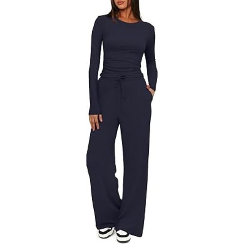 Darong Women's 2 Piece Matching Lounge Sets 2026 Fall Travel Outfits