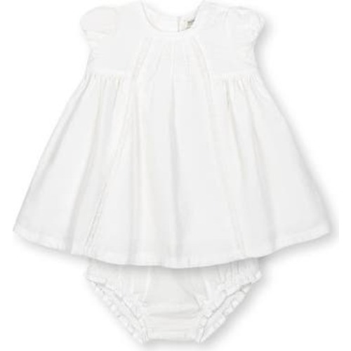 Baby Special Occasion Linen Pintuck Dress, Infant, 3-6M