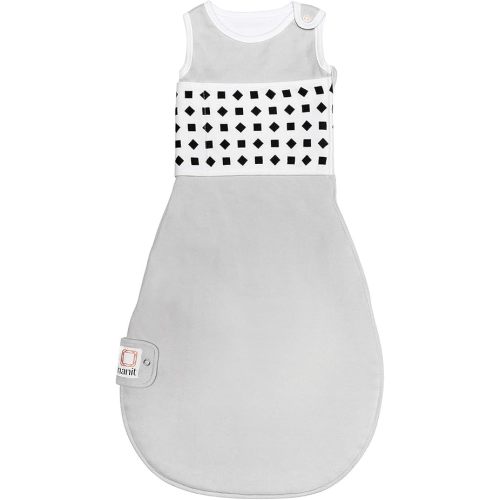 Nanit Breathing Wear Sleeping Bag, Size Medium, 6-12 Months, Pebble Grey
