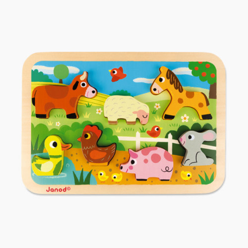 Janod Chunky Puzzle - Farm