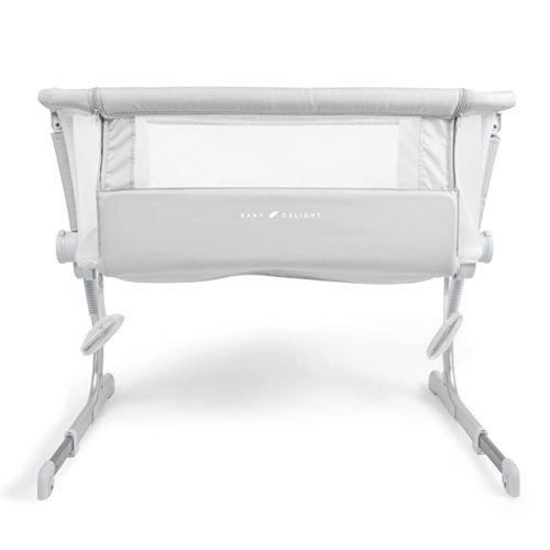 Baby Delight Beside Me Dreamer Bassinet | Bedside Sleeper | 6-Position Height Adjustment | Driftwood Grey
