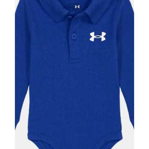Newborn Boys' UA Polo Long Sleeve Bodysuit