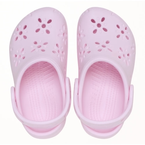 Toddler Classic Floral Cut-Out Clog - Crocs