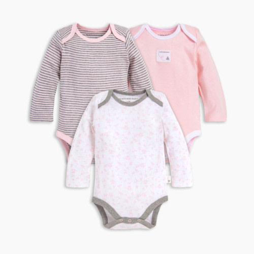Organic Long Sleeve Bodysuit (3 Pack) - Dusty Dandelions