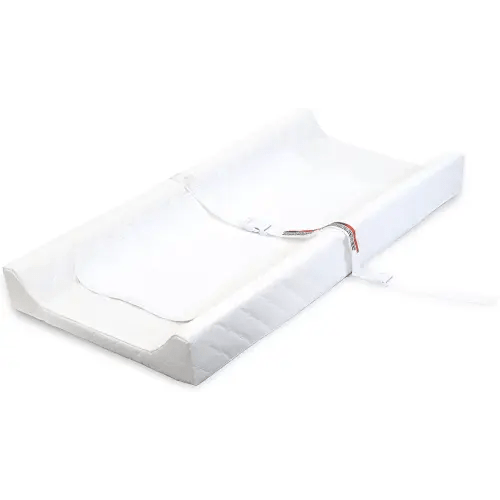 Summer Contoured Changing Pad – Includes Waterproof Changing Liner and Safety Fastening Strap with Quick-Release Buckle