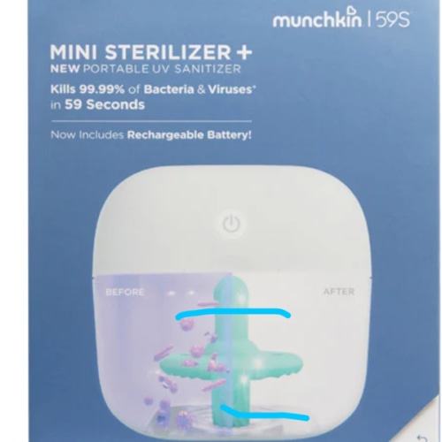 59S Mini Portable UV Sterilizer Plus | Munchkin