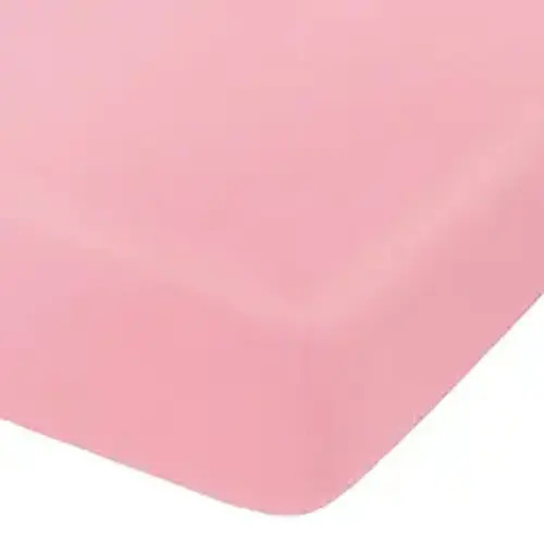 NTBAY 100% Brushed Microfiber Fitted Crib Sheet, Super Soft and Cozy 28x52 Crib Sheet for Standard Crib and Toddler Mattresses, Boys, Girls, Unisex, Pink, 28x52 Inches - 28x52 Inch (Pack of 1)