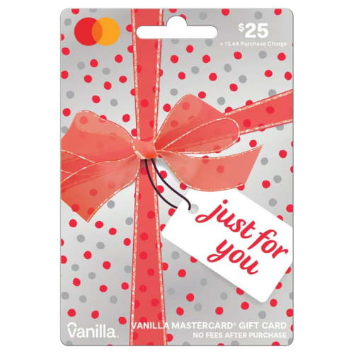 $25 Vanilla® Mastercard® Celebration Dots Gift Card (plus $3.44 Purchase Fee)
