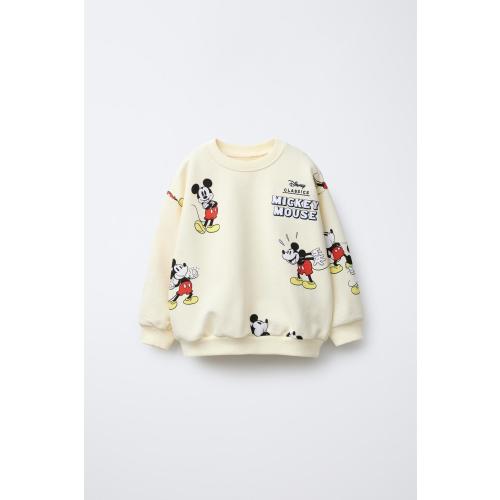 MICKEY MOUSE © DISNEY SWEATSHIRT - White | ZARA United States