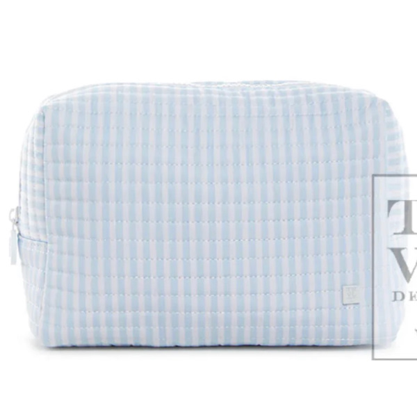 TRVL Quilted Everyday Bag - Blue Stripe