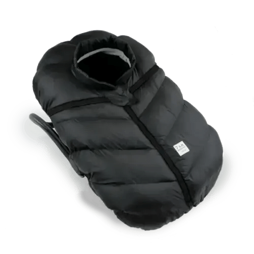 7 AM Car Seat Cocoon - Black (0-12M)