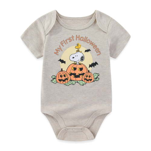 Peanuts Snoopy Short Sleeve Halloween Bodysuit (Baby Boys), Sizes 3M-18M
