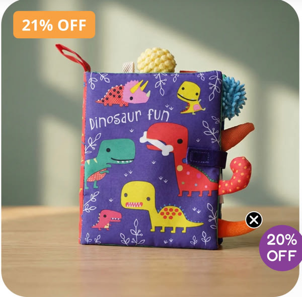 Buy Montessori Baby Soft Sensory Book Online I Montessori Generation