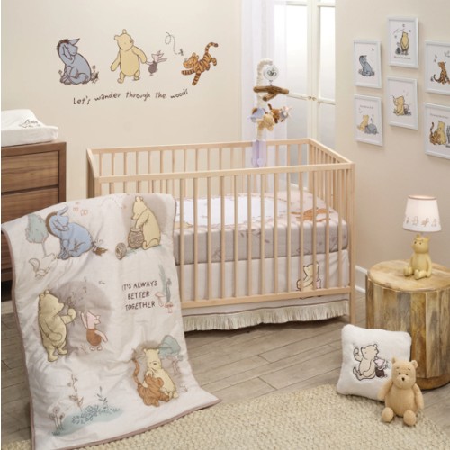 Pooh Bear & Pals 3-Piece Crib Bedding Set