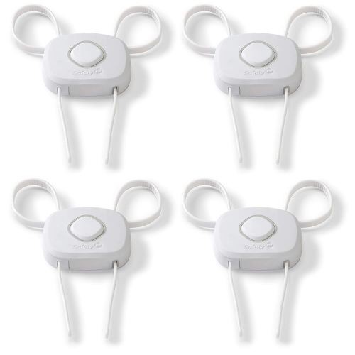Safety 1st OutSmart™ Flex Lock, White, 4 Pack