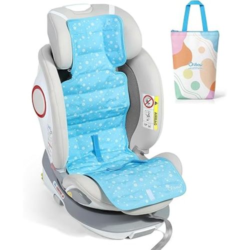 Orzbow Carseat Cooling Pad with Insulated Bag for Baby, Blue
