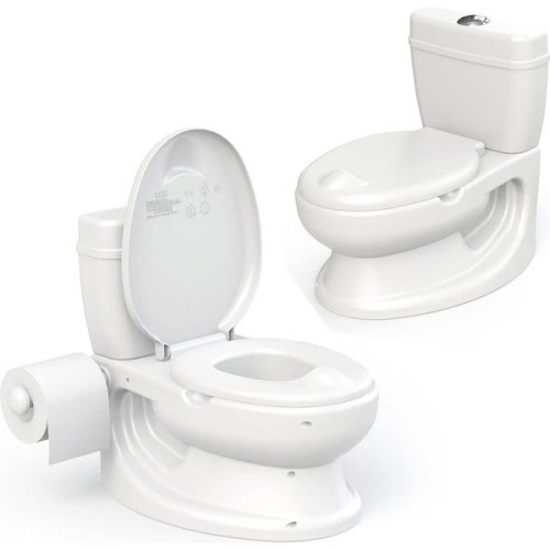 Educational Potty Training Toilet w/ Toilet Paper Holder - Dolu | Maisonette