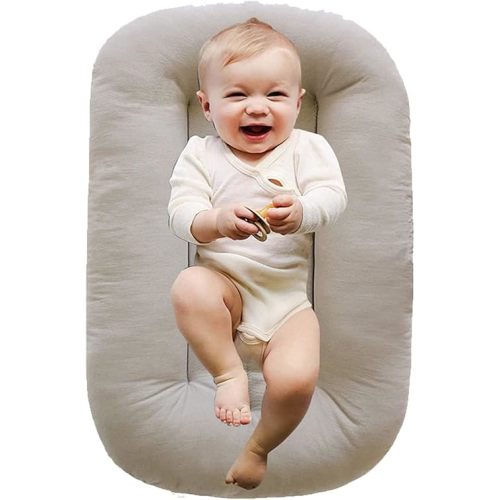 Baby Lounger,Baby Lounger Pillow,Newborn Lounger,Lounger for Baby,Baby Lounger Newborn Lounger - Newborn Lounger for 0-12 Months (British Apricot)