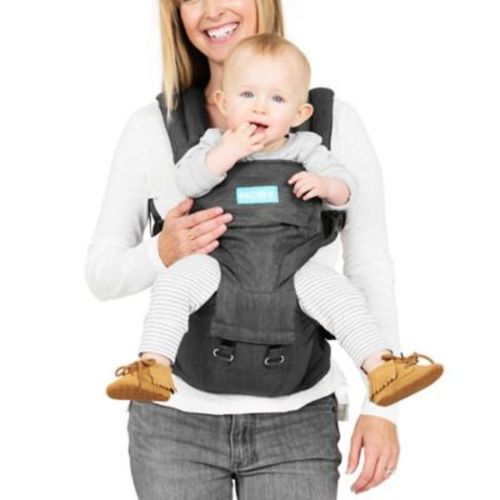 Moby® 2-in-1 Baby Carrier and Hip Seat in Grey - GREY - ONE SIZE