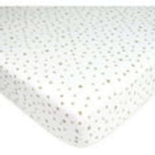 American Baby Company Classic White, Brown, Multi-color Cotton Fitted Sheets, Crib Bed
