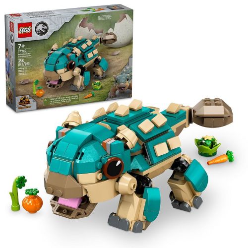 LEGO Jurassic World Baby Bumpy: Ankylosaurus Dinosaur 76962 Building Kit (358 pieces)
