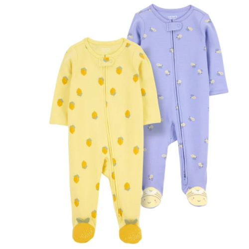 Carter's Child of Mine Baby Girl Sleep 'n Play, 2-Pack, Sizes Preemie- 3-6Months - Walmart.com
