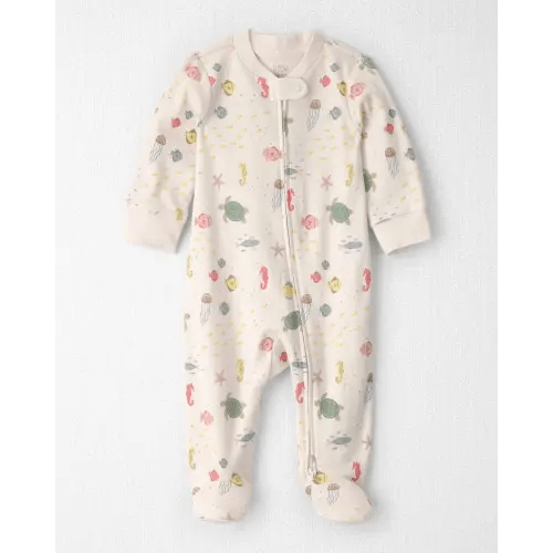 Baby Organic Cotton Sleep & Play Pajamas in Under the Sea - Little Planet | Carter's