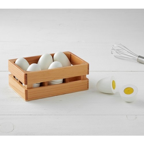 Wooden Egg Crate Set