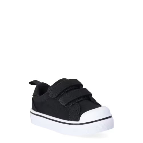 Wonder Nation Baby Boy Canvas Bump Toe Sneakers
