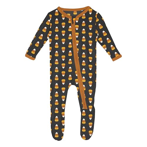 KicKee Halloween Celebrations Footie with Zipper, One-Piece Baby Clothes, Boy and Girl Soft Clothes