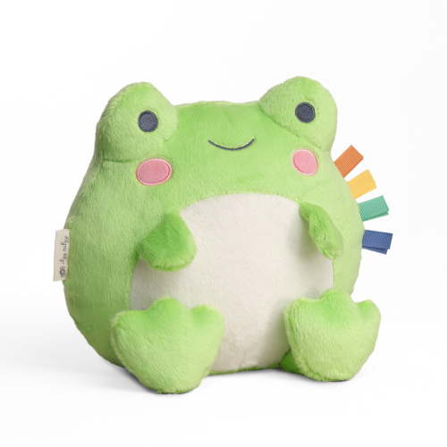 Itzy Ritzy Sweetie Snuggle Frog Plush