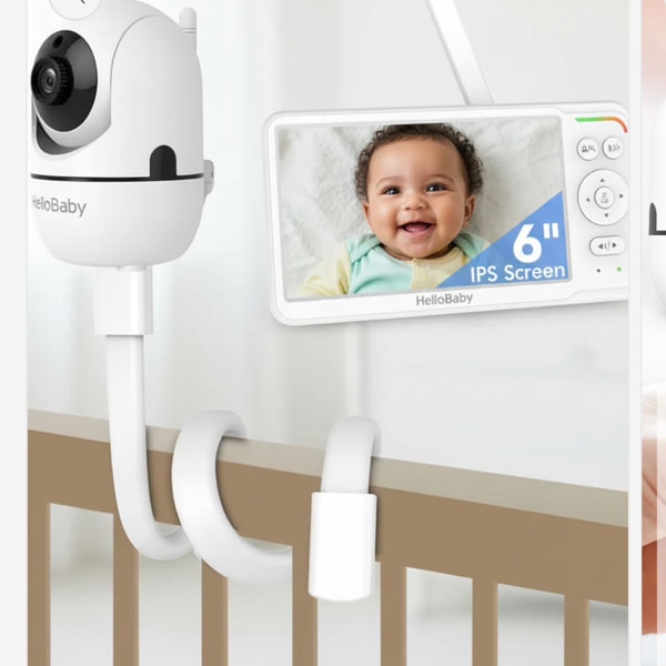HelloBaby 6" Video Baby Monitor with 1 Camera HB6560