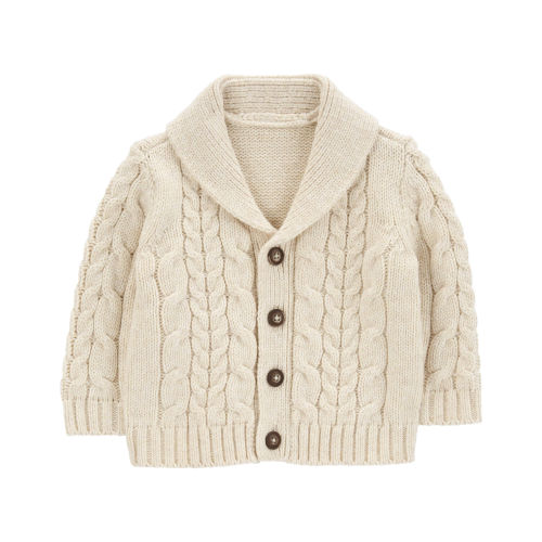 Baby Classic Cable Knit Cardigan - OshKosh | Carter's