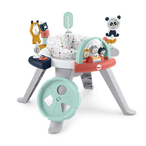 Fisher-Price Baby to Toddler Toy 3-in-1 Spin & Sort Activity Center and Play Table with 10+ Activities, Happy Dots (Amazon Exclusive) - Simplified Packaging