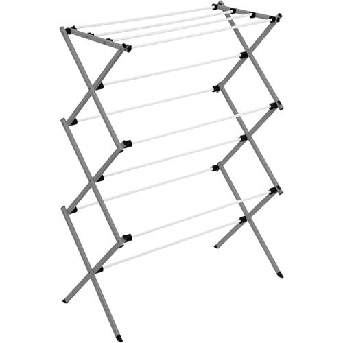 Honey-Can-Do Collapsible Clothes Drying Rack – Durable, Space-Saving Laundry & Towel Rack, Sturdy Clothing Rack for Hanging Clothes Indoors & Outdoors, Steel
