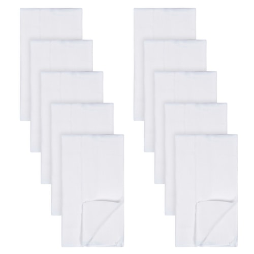 Gerber Prefold Birdseye 3-Ply Cloth Diapers, 10 Pack
