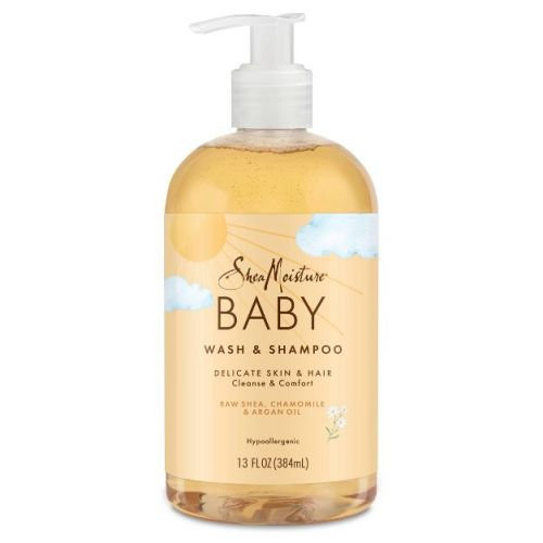 Sheamoisture Baby Wash & Shampoo Raw Shea + Chamomile + Argan Oil Calm & Comfort For All Skin Types - 13 Fl Oz