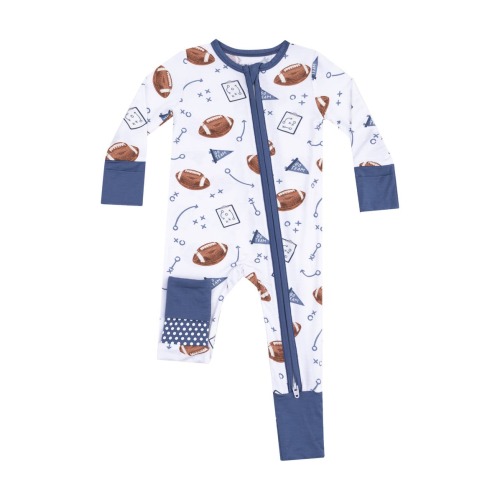 Touchdown Time Convertible Zip Romper, 12-18M