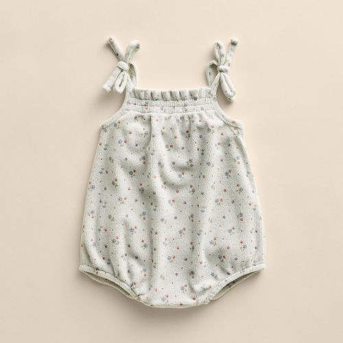 Baby Girl Little Co. By Lauren Conrad Organic Smocked Bubble Bodysuit