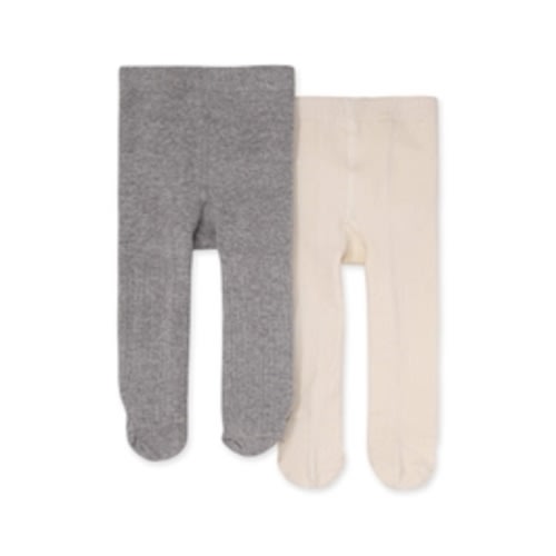 Set of Two Rib Knit Tights| Burt's Bees Baby™
