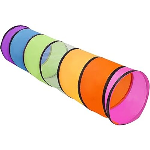 Kids Play Tunnel for Toddlers,Pop Up Crawl Through Tunnel Play Tent for Baby Infant Children or Pet,Indoor & Outdoor Toys for Boy and Girl Backyard Playset