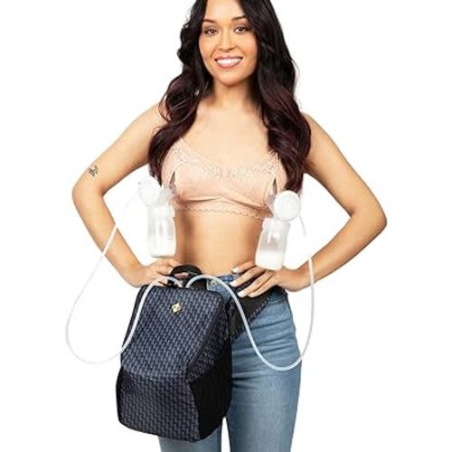Portable Breast Pump Bag, Spectra S1 Bag. Belt Bag Pumping Bag - Pump-A-Porter - Idaho Jones | Hands Free Carrying Breastpump Bag Turns Electric Breast Pump Into Wearable Breast Pump