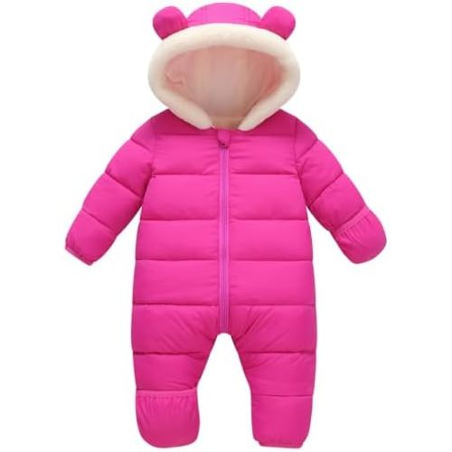 Newborn Baby Snowsuit Cute Boy Clothes Toddler Girl Snow Suits Jacket For Infant